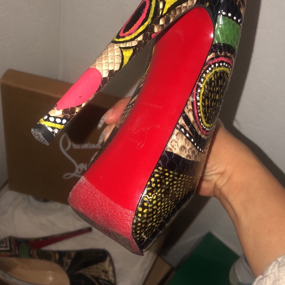 Christian louboutin original custom painted - Picture 2 of 6